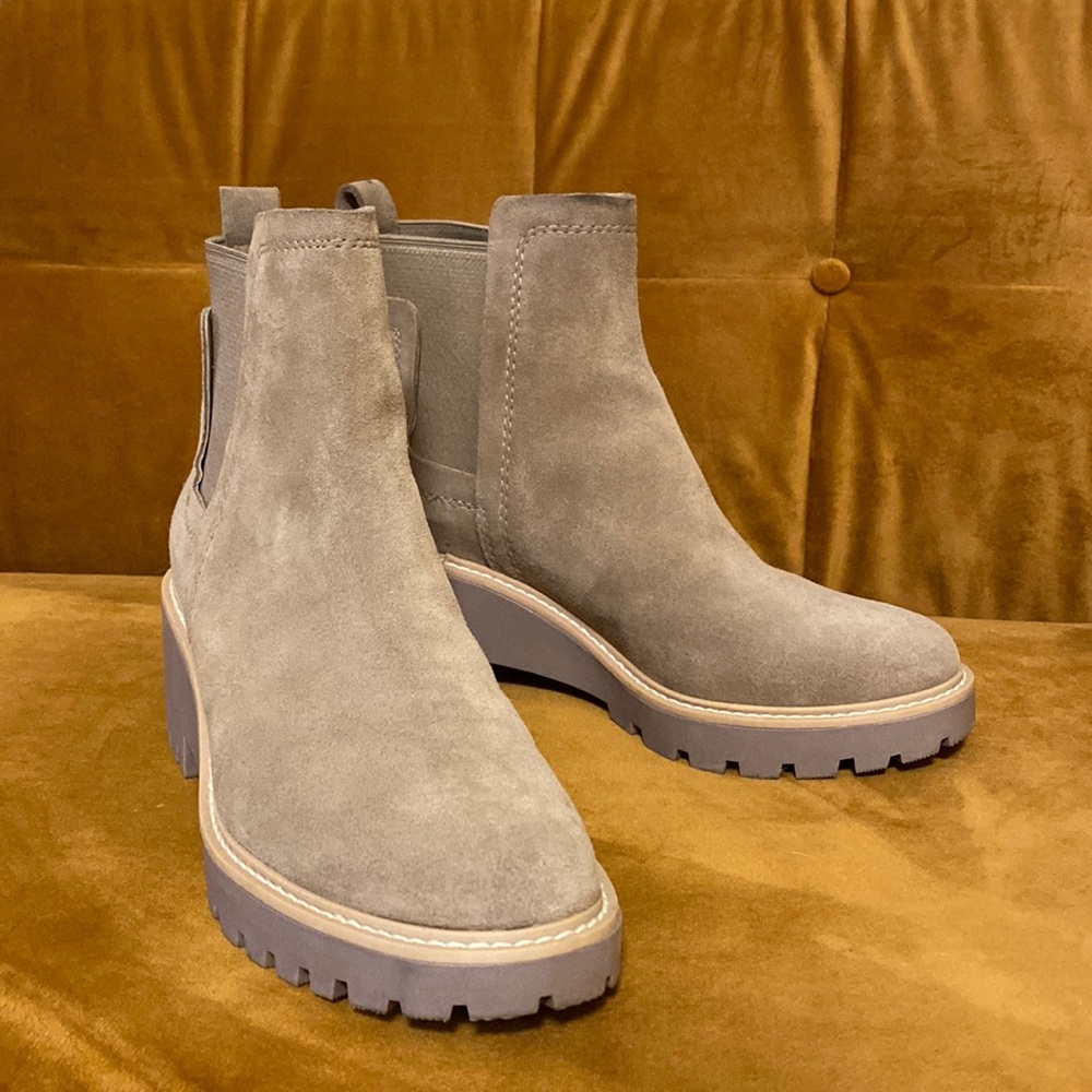 Dolce Vita Haily Suede Ankle Boots